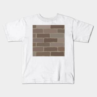 Brick wall pattern Kids T-Shirt